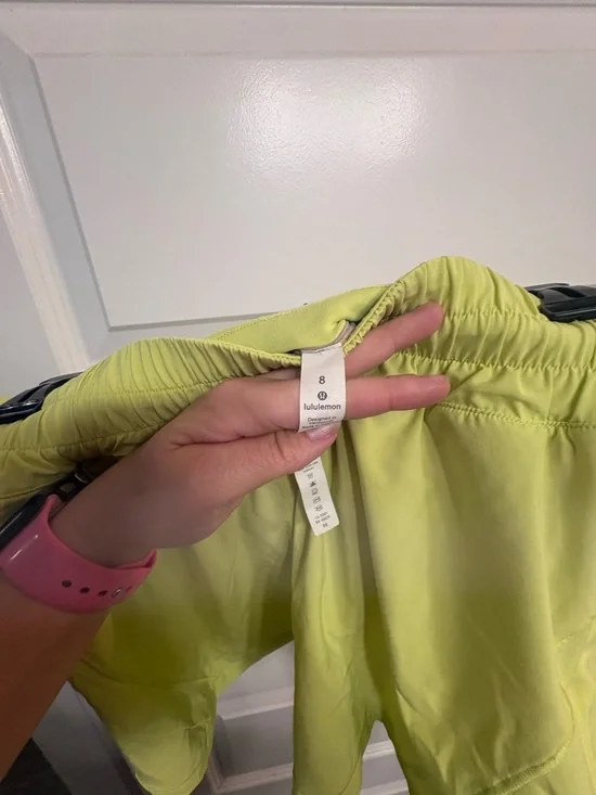 lululemon athletica Lime green/Yellow Athletic Shorts - Picture 5 of 5